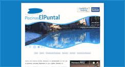 Desktop Screenshot of piscinaselpuntal.com